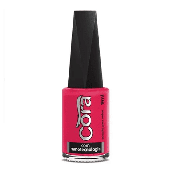 ESMALTE CORA BLACK  NEON PINK 9ML