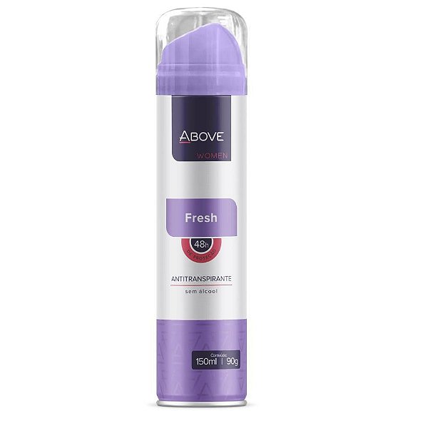 DESODORANTE ABOVE AEROSOL WOMEN FRESH150ML/90G