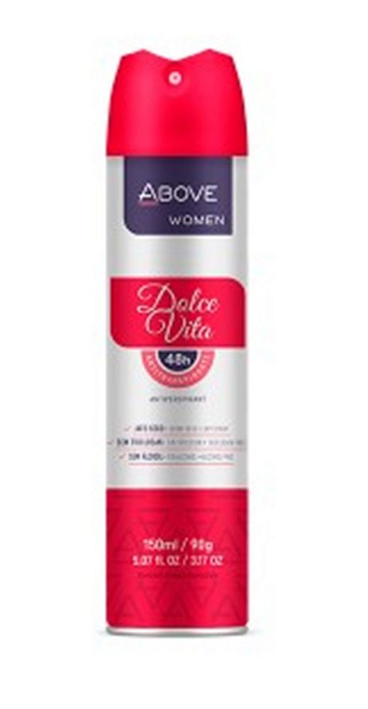 DESODORANTE ABOVE AEROSOL WOMEN DOLCE VITA 150ML/90G