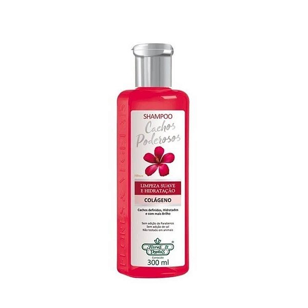 SHAMPOO FLORES E VEGETAIS 300ML CACHOS PODEROSOS