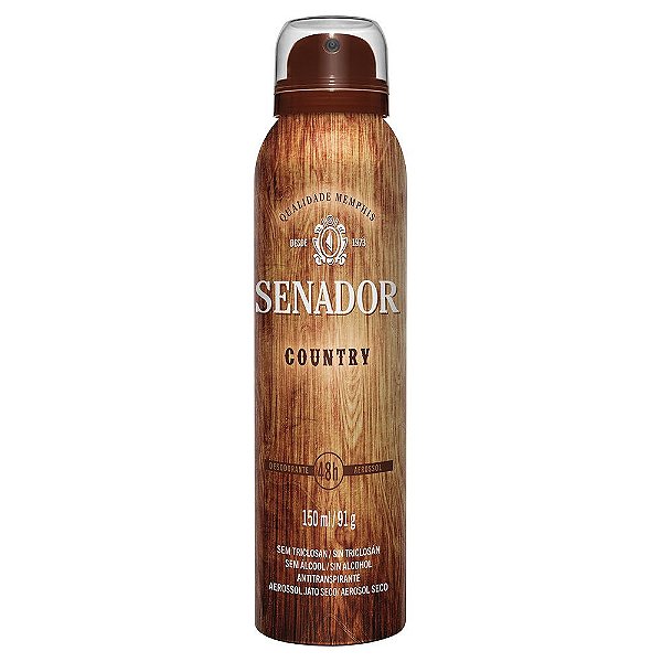 DESODORANTE SENADOR  AEROSOL COUNTRY 150ML /91G