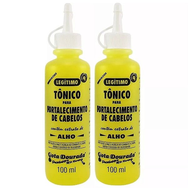 TONICO CAPILAR GOTA DOURADA FORTALECIMENTO kit c/02un