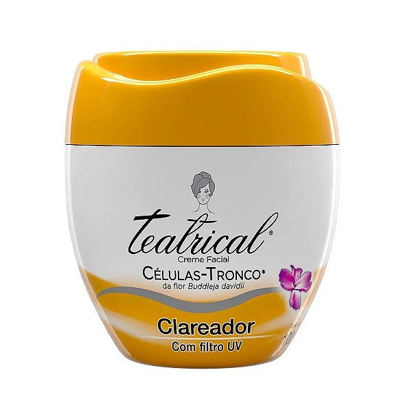CREME FACIAL TEATRICAL CLAREADOR 100G GENOMA