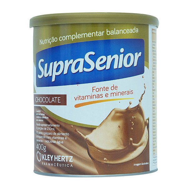 SUPRASENIOR VITAMINAS E MINERAIS CHOCOLATE 400G KLEY HERTZ