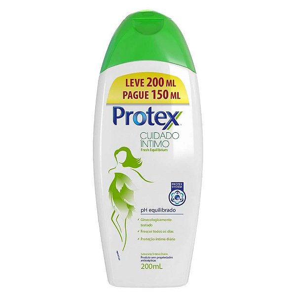 SABONETE LIQUIDO PROTEX INTIMO FRESH EQUILIBRIUM 200ML