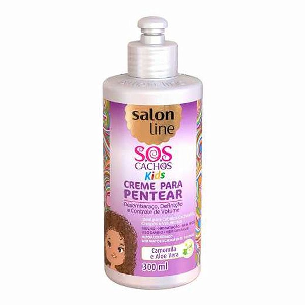 CREME PARA PENTEAR SALON LINE SOS CACHOS KIDS 300ML