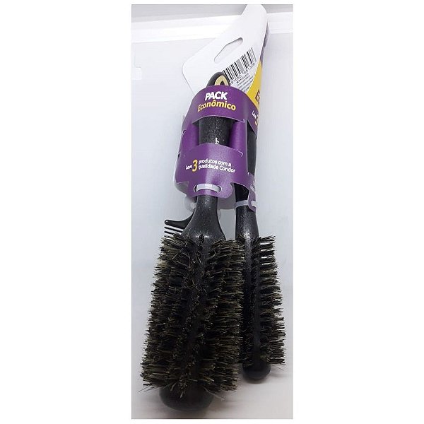 CONDOR PACK ECONOMICO 2 ESCOVAS 1 PENTE  REF.: 9676