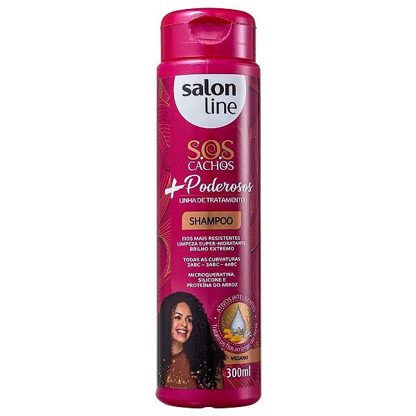 SALON LINE SHAMPOO SOS CACHOS + PODEROSOS 300ML