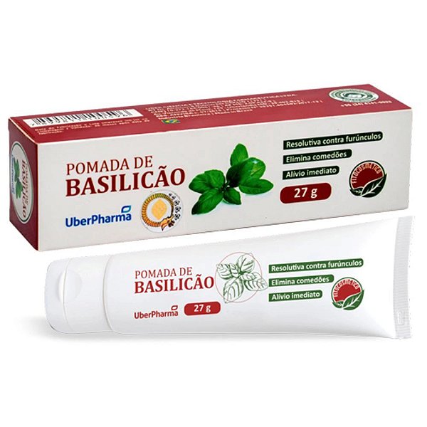BASILICAO POMADA 27G UBERPHARMA