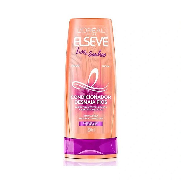 CONDICIONADOR ELSEVE LISO DOS SONHOS E LONGOS 200ML