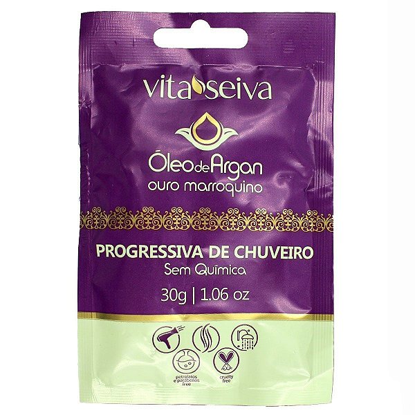PROGRESSIVA DE CHUVEIRO OLEO DE ARGAN OURO MARROQUINO 30G