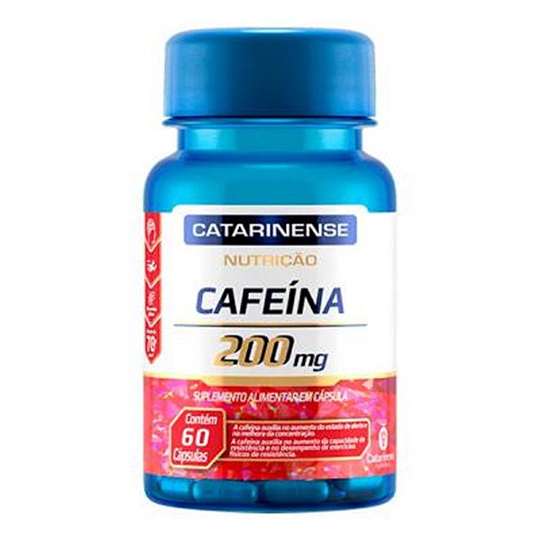 CAFEINA 200MG 60CAPS CATARINENSE