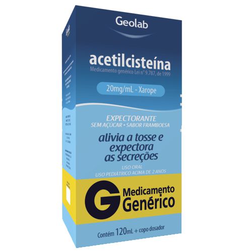ACETILCISTEINA XPE PED 120ML - GEOLAB