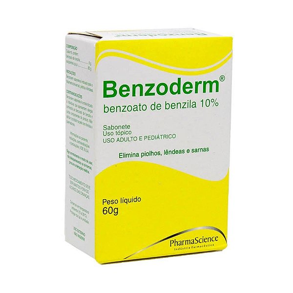 BENZODERM BENZOATO DE BENZILA SABONETE 60GR