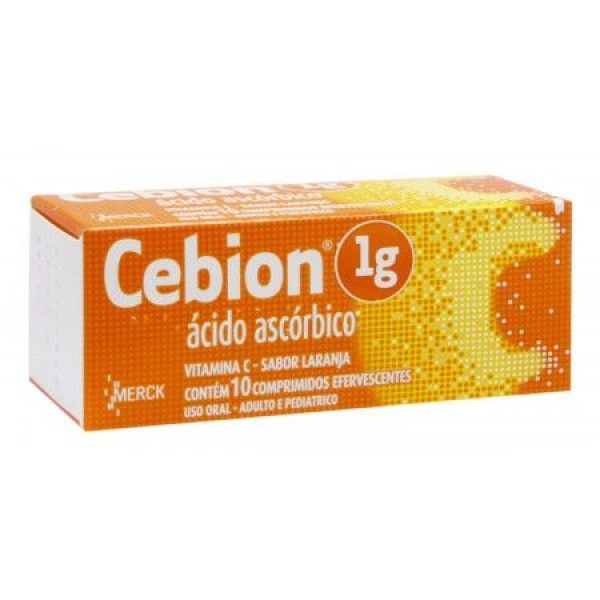 CEBION 1GR EFERV 10CPR LARANJA