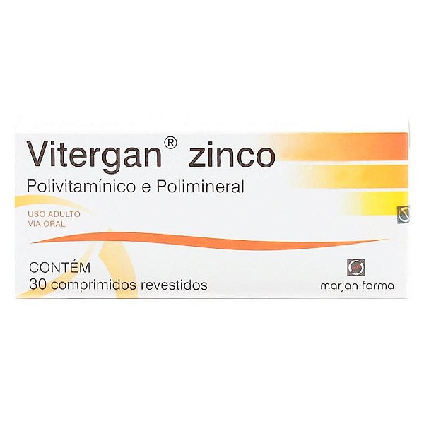 VITERGAN ZINCO 30CPR MARJAN