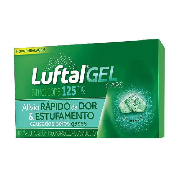 LUFTALGEL 125MG 10CAPS GELATINOSA MOLE