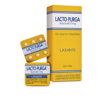 BISACODIL - LACTO PURGA 6CPR