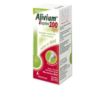 ALIVIUM GTS 100MG 20ML - IBUPROFENO