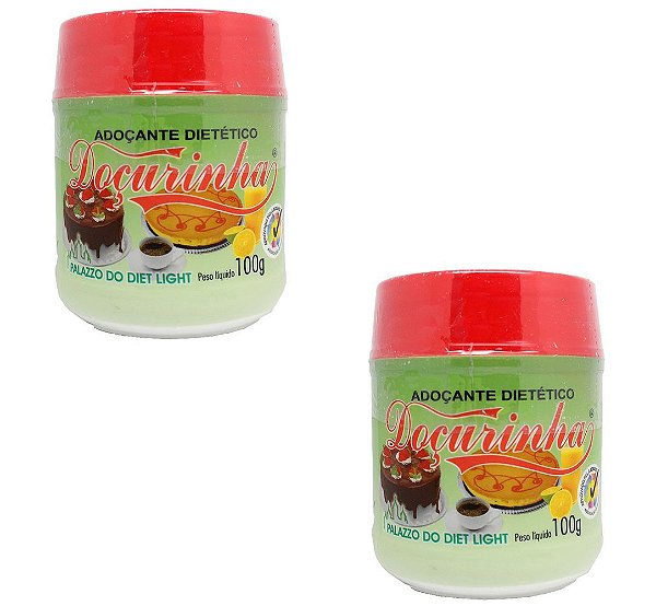 ADOCANTE DIETETICO DOCURINHA 100GR - KIT COM 2 UNIDADES