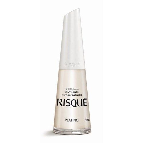 ESMALTE RISQUE CINTILANTE PLATINO 8ML