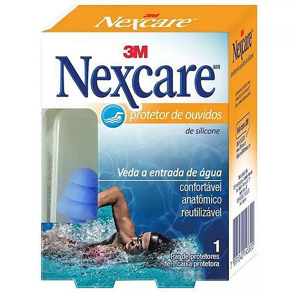 PROTETOR AUDITIVO REUTILIZAVEL SILICONE PAR NEXCARE 3M