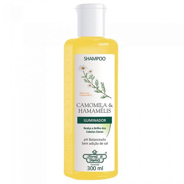 CONDICIONADOR FLORES E VEGETAIS 300ML CAMOMILA E HAMAMELIS