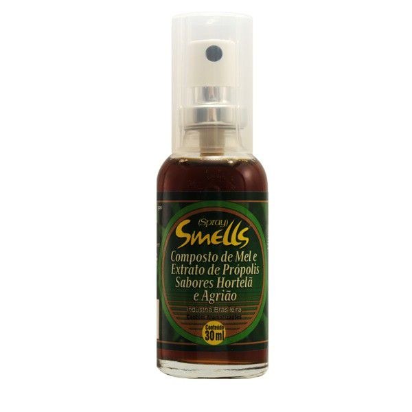 SPRAY SMELLS COMPOSTO MEL PROPOLIS HORTELA AGRIAO 30ML