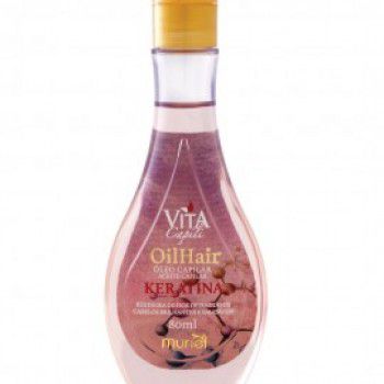 OLEO CAPILAR VITA CAPILI KERATINA 80ML - MURIEL