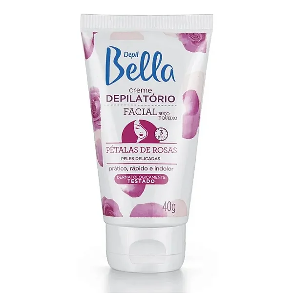 CREME DEPILATORIO FACIAL DEPIL BELLA PETALAS DE ROSAS 40G