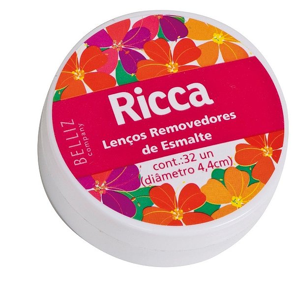 LENCO UMEDECIDO REMOVEDOR DE ESMALTE RICCA 32UN REF.:3705