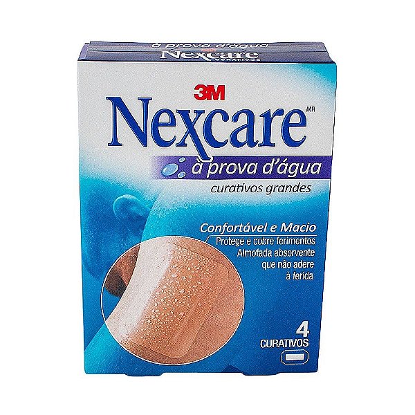 CURATIVO NEXCARE PROVA D AGUA GRANDE 4UN