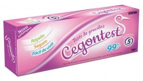 TESTE DE GRAVIDEZ TIRA CEGONTEST