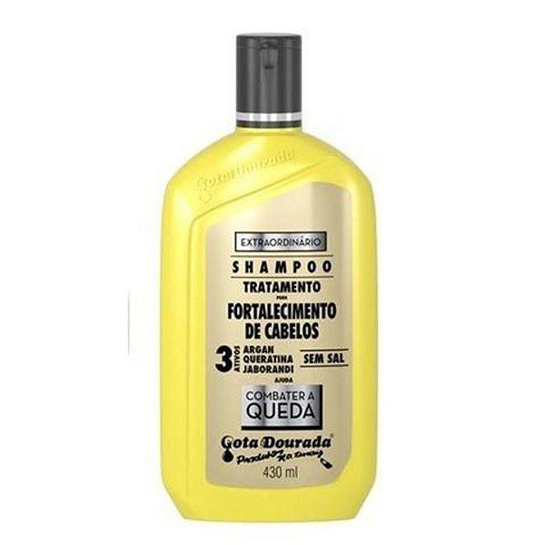 SHAMPOO GOTA DOURADA EXTRAORDINARIO 3ATIVOS ANTI QUEDA 430ML