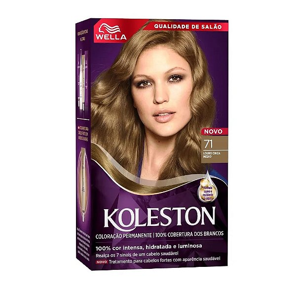 TINTURA KOLESTON 71 LOURO CINZA MEDIO