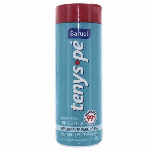 TENYS PE BARUEL TALCO 100GR MENTOLADO