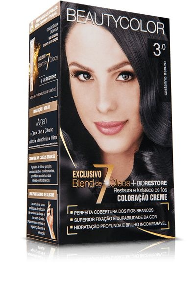 TINTURA BEAUTY COLOR 3.0 CASTANHO ESCURO
