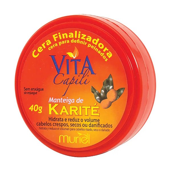 CERA FINALIZADORA MURIEL VITA CAPILI 40GR MANTEIGA KARITE
