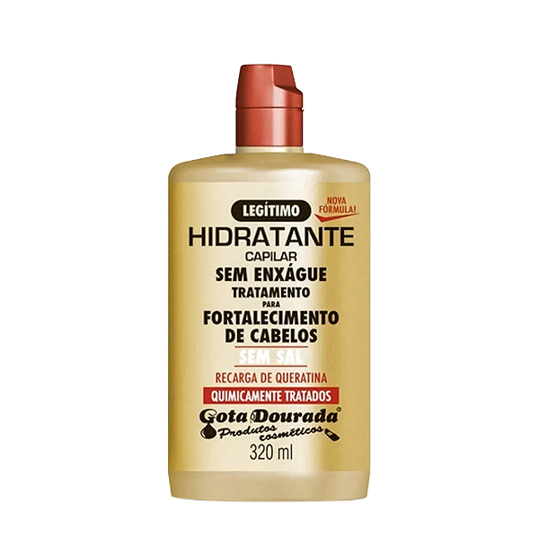 CREME DE PENTEAR GOTA DOURADA 320ML QUIMICAMENTE TRATADOS