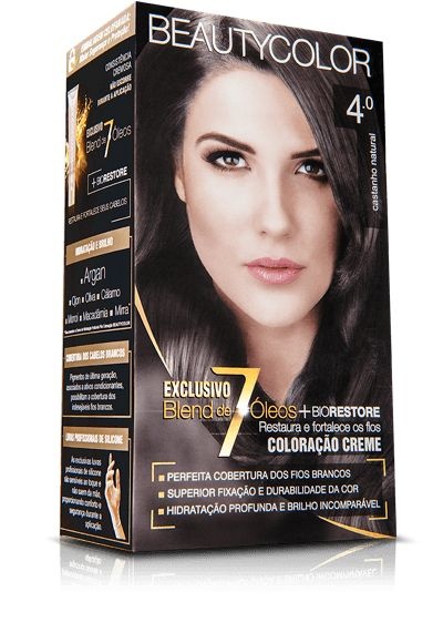 TINTURA BEAUTY COLOR 4.0 CASTANHO NATURAL