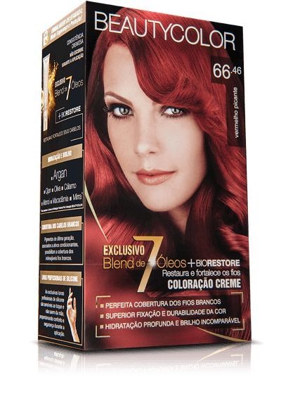 TINTURA BEAUTY COLOR 66.46 VERMELHO PICANTE (ESPECIAL)