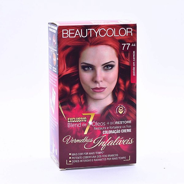 TINTURA BEAUTY COLOR 77.44 PAIXAO EM CARMIM (ESPECIAL)