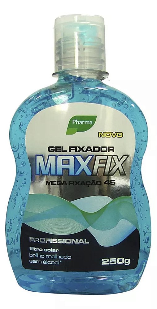 GEL FIXADOR MEGA FIXACAO PHARMA 250 G AZUL