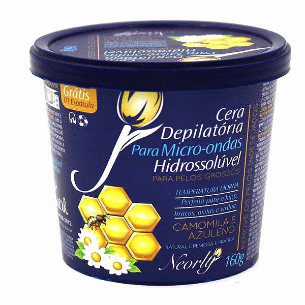 CERA DEPILATORIA NEORLY MICRO-ONDAS CAMOMILA/AZULENO160G