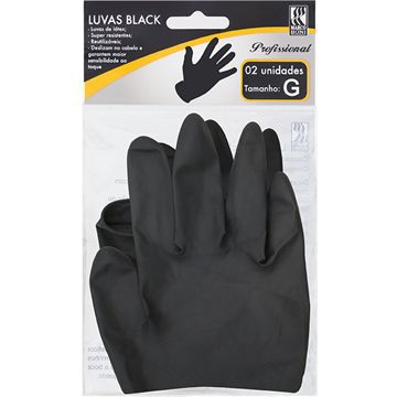 LUVA BLACK CABELEIREIRO MARCOBONI TAM.G 1PAR REF. 1497