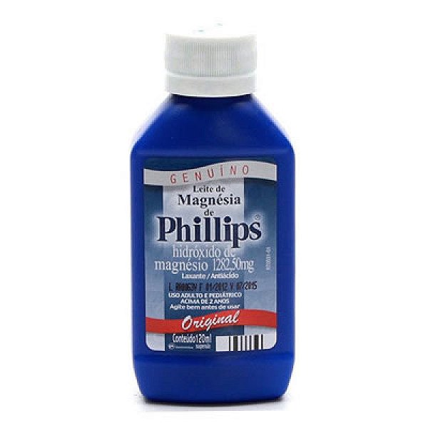 LEITE DE MAGNESIA PHILLIPS ORIGINAL 120ML