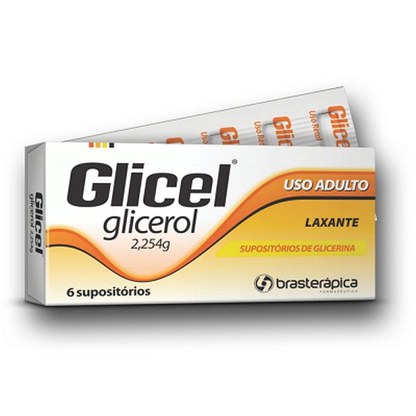 SUPOSITORIO ADULTO GLICEL 6UN