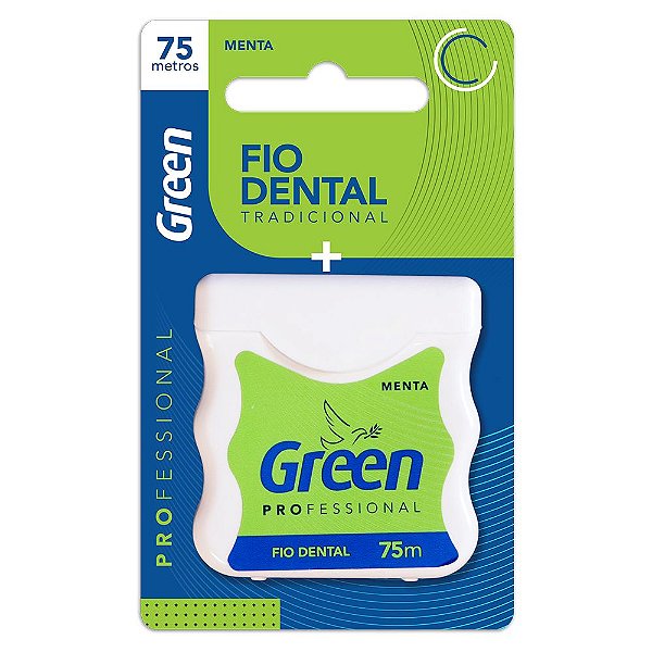 FIO EXTRA FINO DENTAL GREEN MENTA 75M