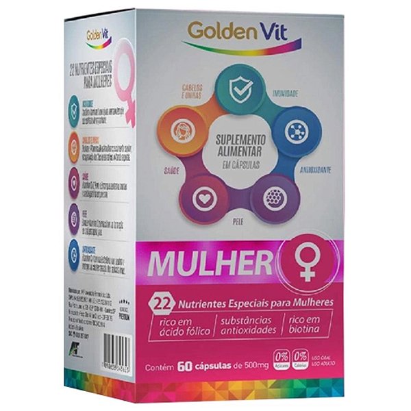 GOLDEN VIT MULHER 60CAPS