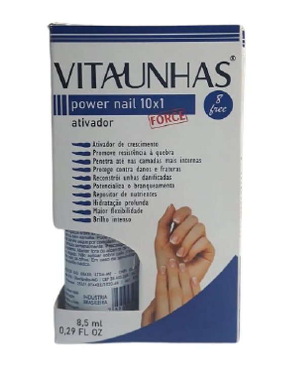BASE VITAUNHAS FORCE POWER NAIL 10X1 ATIVADOR 8,5ML